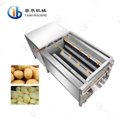 Industrial Potatoes/Carrots/Cassavas Washing and Peeling Machine