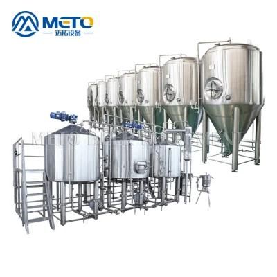 1000L Commercial Craft Beer Brewery with 3 Vessels Brewhouse