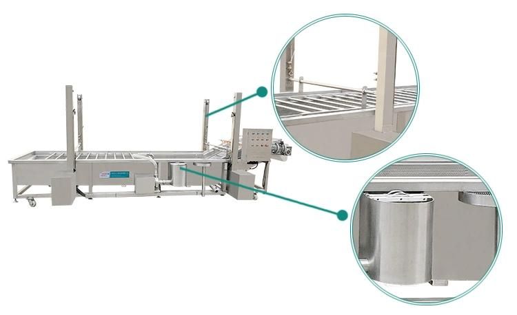Industrial Conveyer Belt Washer Fruit Strawberry Washing and Cleaning Machine