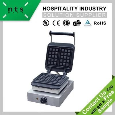 Stainless Steel Electric Waffle Baker 1 Plate