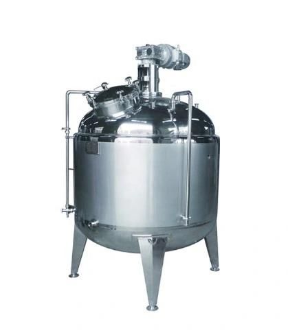 Stainless Steel Dairy Beverage Juice Heating Fermentation Mixing Blending Tank