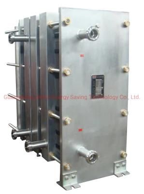 304 316L Semi-Weld Beer Plate Heat Exchanger for Beer Cooling