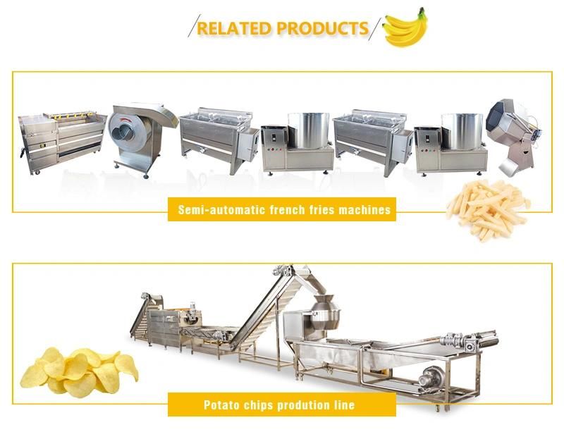 Full Automatic Plantain Chips Banana Chips Making Fryer Production Machine Customizable