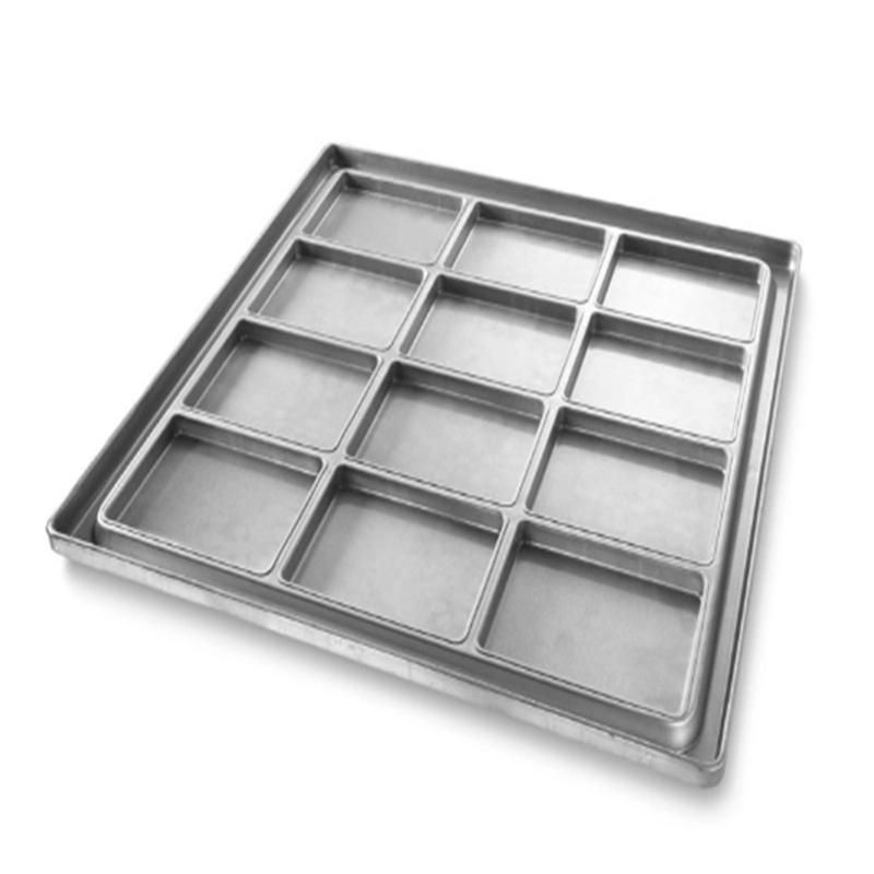 Americoat Coating Inverted Rectangular Aluminum Alloy Pizza Pan