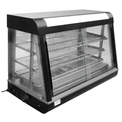 Electric Hot Food Case/Food Warmer Display Commercial Food Warming Showcase 6p with ...