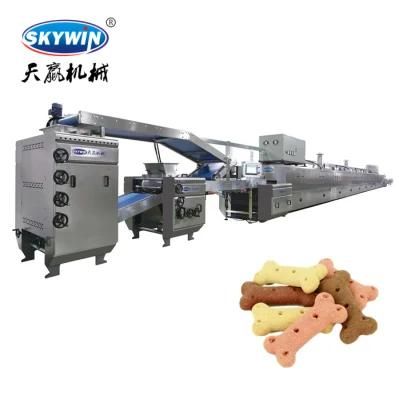 Skywin Industrial Model-400 Hard and Soft Cookies Biscuits Snack Food Machine Production ...