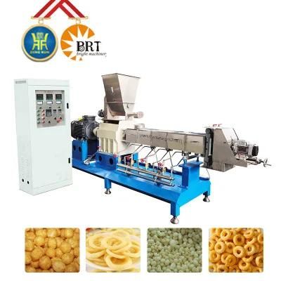 Puffed Corn Chips Snack Food Processing Production Line