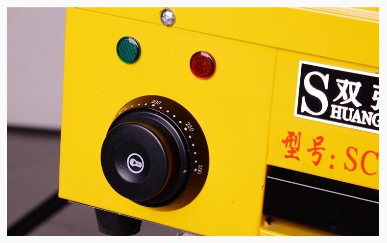Commercial Single-Head Yellow Painted Electric BBQ Burner with Temperature Control Knob