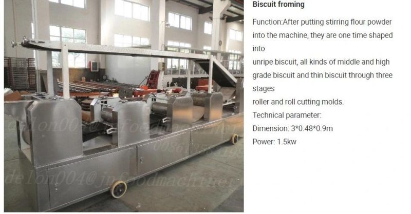 Semi Automatic Biscuits Making Cookies Manufacturing Machine