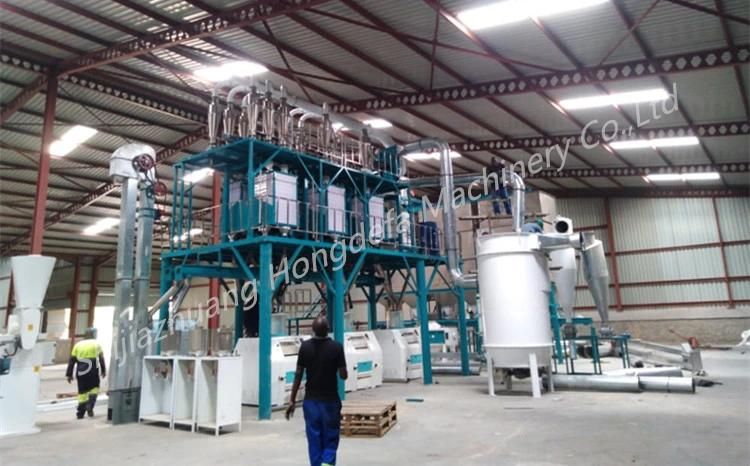 2021 High Quality PLC Maize Corn Flour Milling Machine