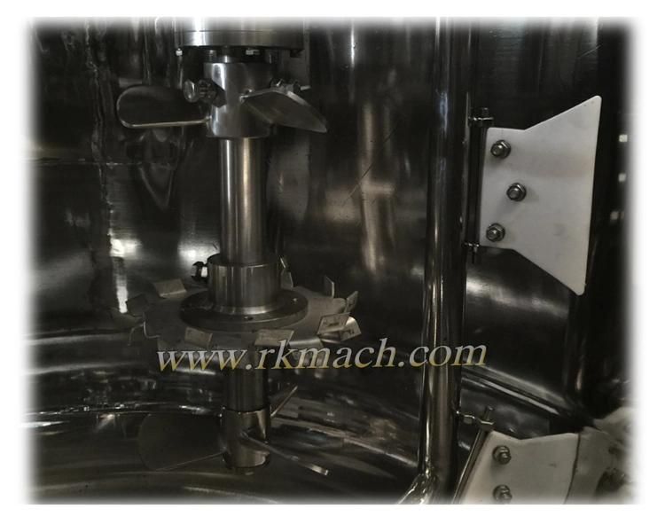 300gallon High Speed Mixing Tank 1450rpm Propeller 960rpm Cowles Disc 36rpm Scraper Mixer
