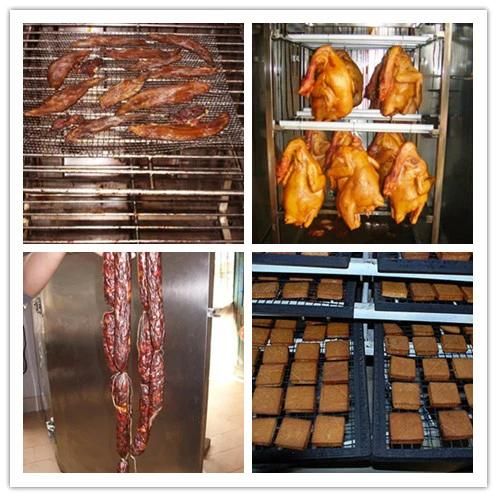 Smoking Machine / Meat Smoker / Automatic Meat Fish Sausage Smokehouse for Sale