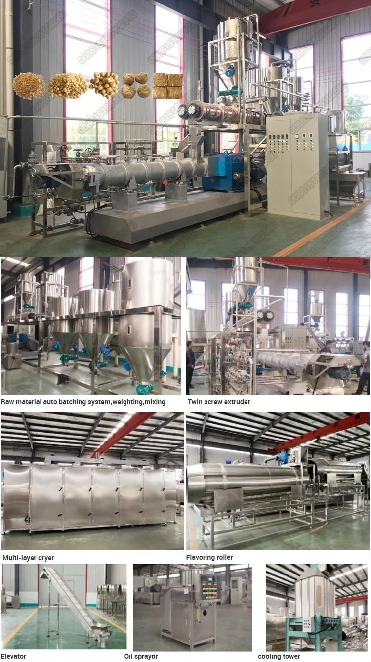 Minced Textured Vegetable Soy Protein Making Machine