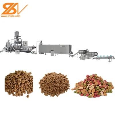 Jinan Supplier for Double Screw Dry Dog Cat Bird Fox Horse Pet Food Extruder Machine