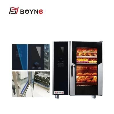 Gas Cooking Equipment Ten Trays Combi Oven