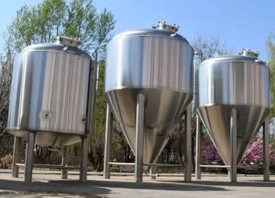 Sanitary 1000 L Fermenter Refrigerated Conical 1000L Fermentation Tanks