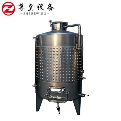 1000L Fruit Wine Fermenter Stainless Steel Fermentation Tank