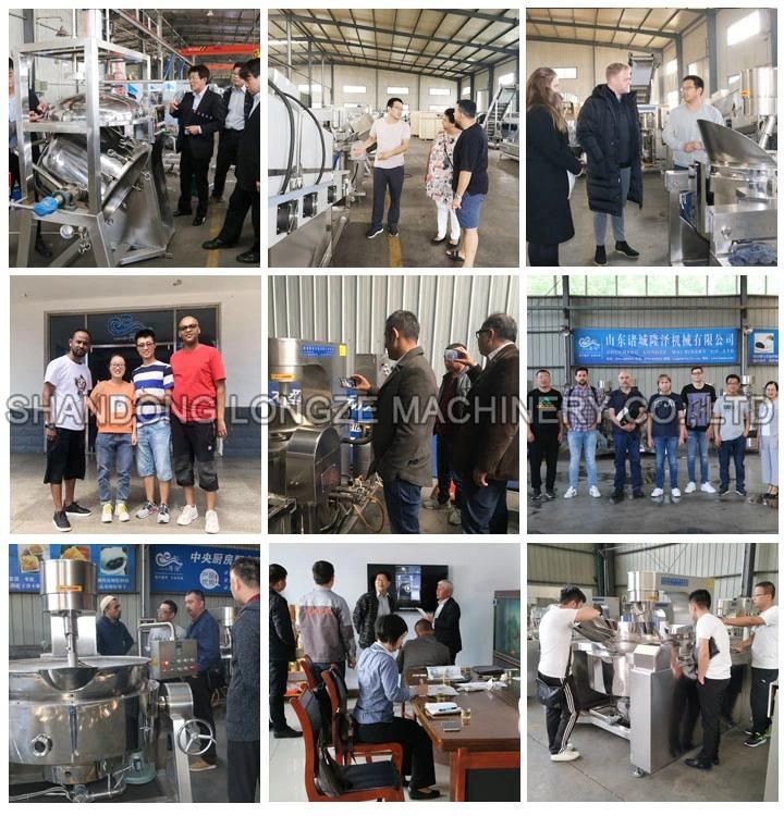 2021 Cheap Price Chili Sauce Electric Cooking Pot Agitator Black Pepper Paste Industrial Jacketed Kettle Jacketed Pot Kettle with Mixer Cooking Kettle for Sale