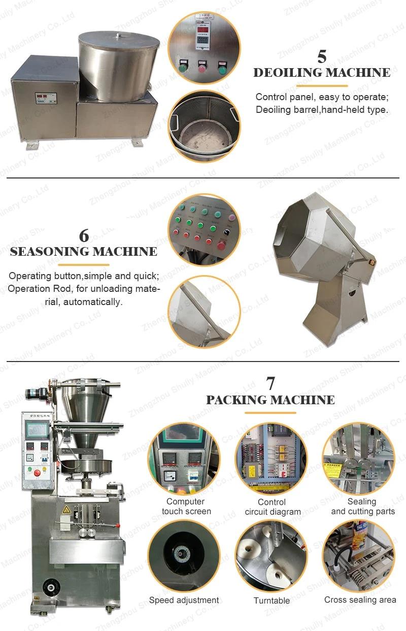 Automatic Chin Chin Cutting Frying Machine Chinchin Production Line