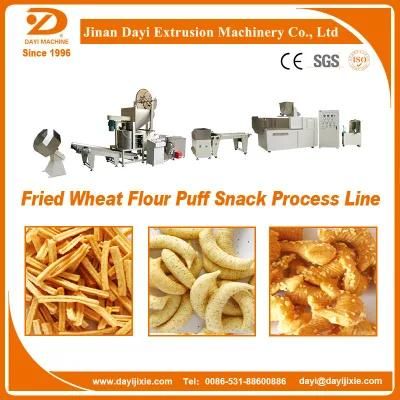 Fried Wheat Flour Snack Food Making Extruder Machine