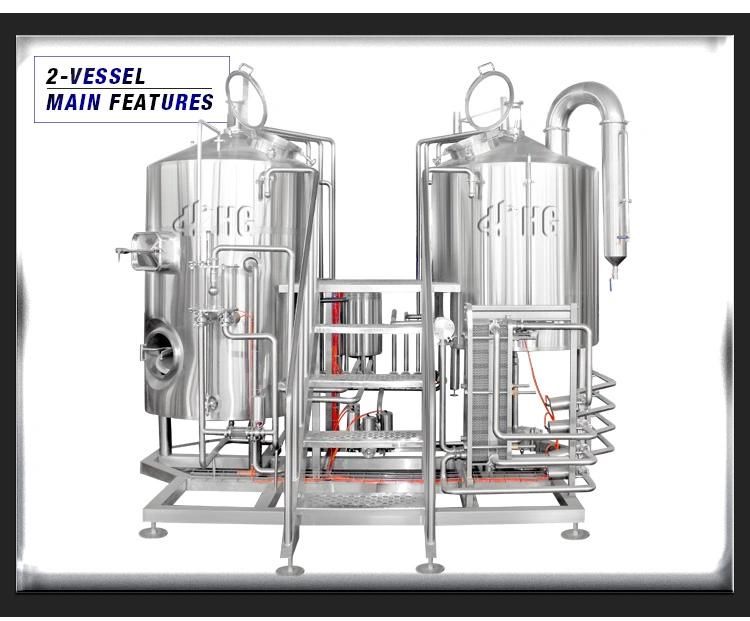 Factory Top Quality Industrial Brewery 1000L Brewhouse Machine 500L Beer Brewing Equipment