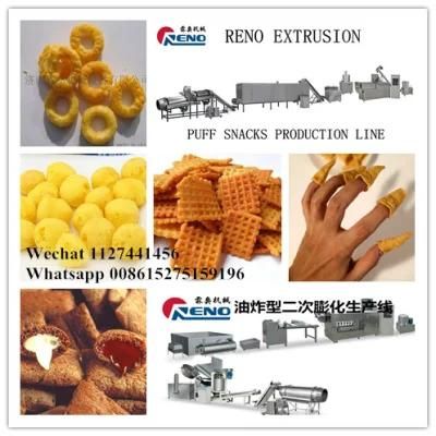 professional Double-Screw Core-Filling Snack Food Extrusion Machine Process Line