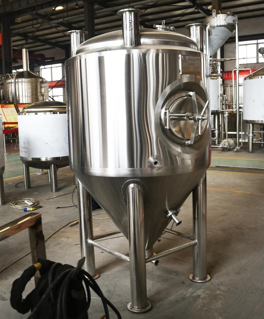 Stainless Steel Beer Fermenter Stackable Conical Cooling Tank in Bar.