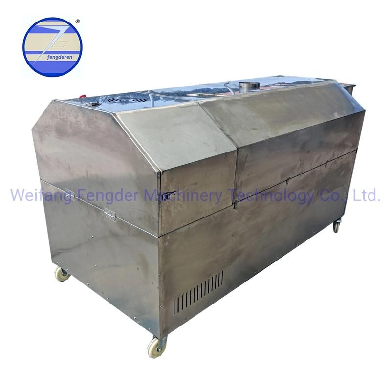 Automatic Peanut/Coffee/Cashew/Sesame/Sunflower Seeds Electromagnetic Heating Roasting Machine