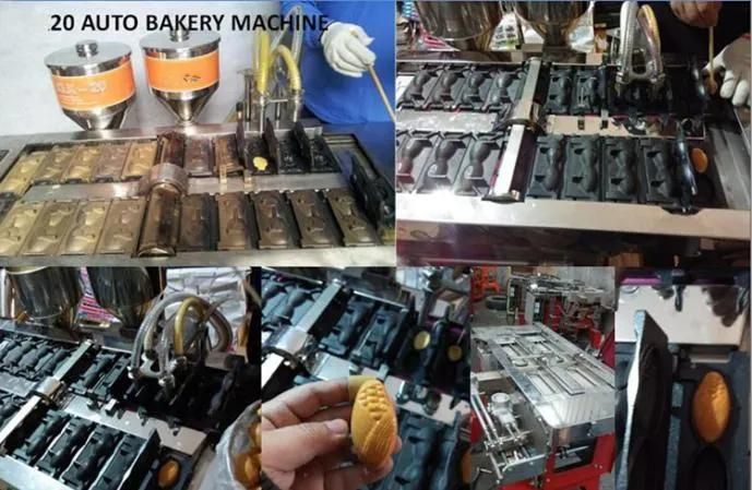 Multifunctional Muffin Cake Equipment Stainless Steel Taiyaki Making Machine