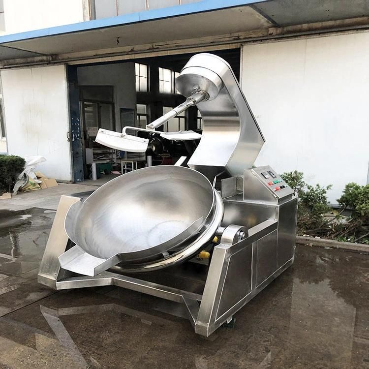 Central Kitchen Equipment Food Machinery Planet Stirring Tilting Sauces Wok Popcorn Furnace