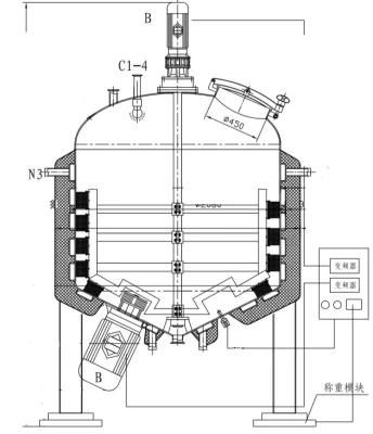 2000L Sanitary Stainless Steel Jacketed Blending Mixing Tank Factory