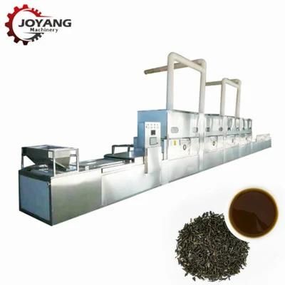 40kw Microwave Black Tea Drying Fixing Machine with PLC Control