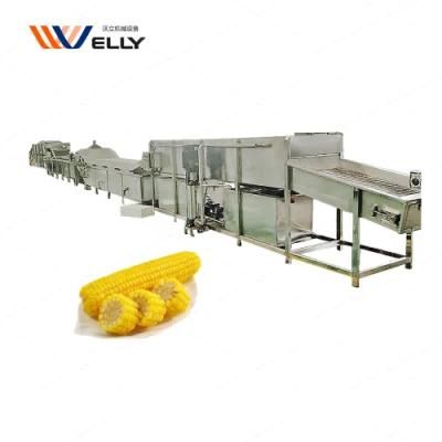 Newest Type Corn Peeling Machine Line Fresh Sweet Corn Processing Line