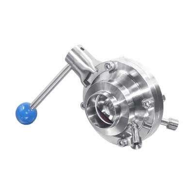 Donjou Sanitary Butterfly Ball Valve with Ball Pull Handle