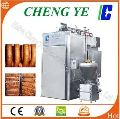 250/500kg/Time Industrial Fish Smoker Fish Smoking and Drying Machine Smokehouse