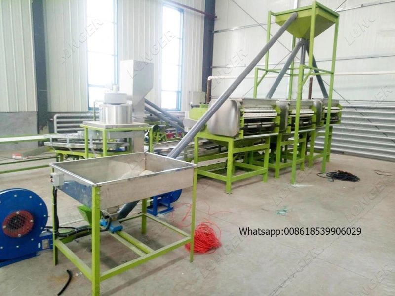 Full Grading Steaming Peeling Shelling Cashew Nut Machine Production Line