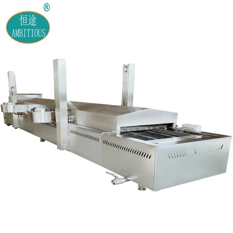 Vegetable Blanching Machine Immersion Belt Cooking Machine System Vegetable Processing Machine