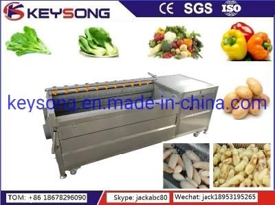 Brush Roller Fruit Vegetables Washing Machinery