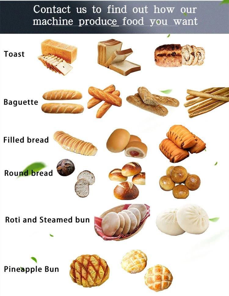 Automatic Bread Machine Production Line, Toast Bread Production Equipment, Pattern Bread Machine