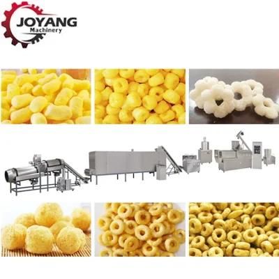 Popular Snacks Stick Ball Ring Flower Shape Puff Snacks Machine