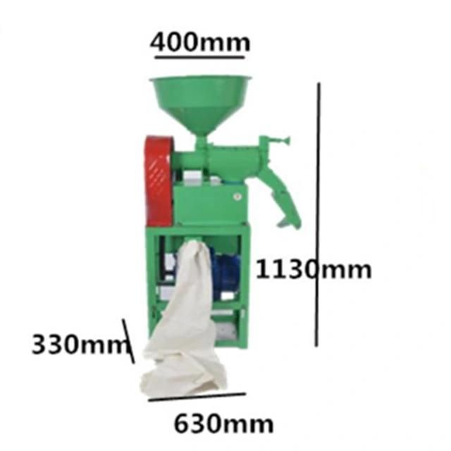 Home Use Electric Motor Rice Mill