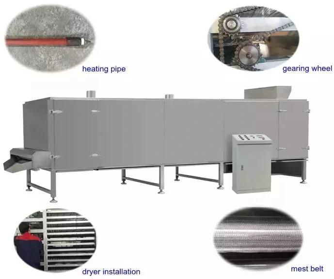 Slanty Snack Bar Twin Screw Extruder Prices Puffed Corn Chips Snacks Food Making Machine