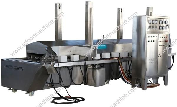 Autolifting Fryer Electric Conveyor Type Pork Crackling Frying Machine