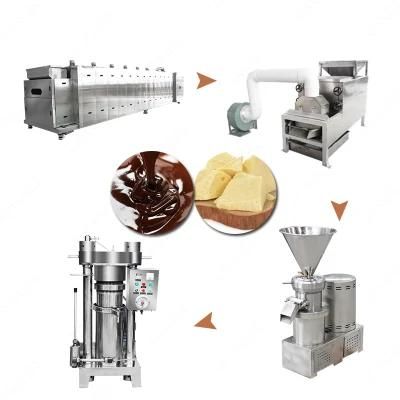 Customized Cocoa Liquor Grinding Machine Cocoa Chocolate Liquor Production Line for Sale