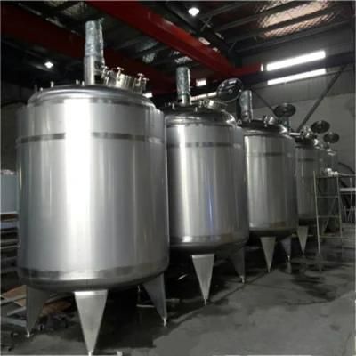 Stainless Steel Disolving Mixing Cooling Fermentation Storage Heating Reaction Tank