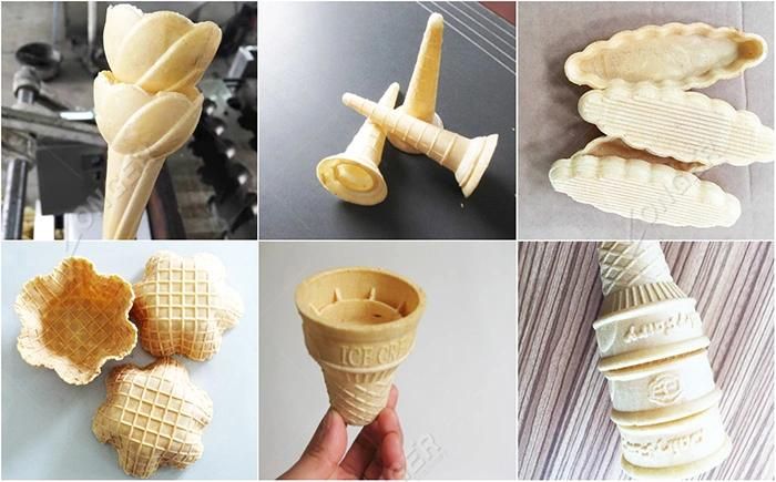 Production Plant How to Make Ice Cream Cone Machine Equipment