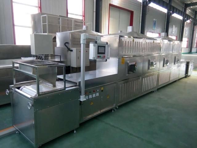PLC Control Mesh Belt Microwave Cardamom Drying Sterilization Machine