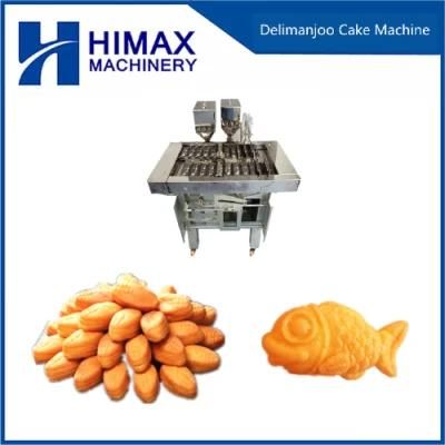 Stainless Steel Automatic Korean Delimanjoo Taiyaki Stuffing Cake Making Machine