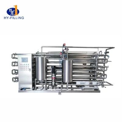Industrial Milk Plate Continuous Pasteurizer Sterilization Machine