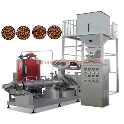 Floating Fish Feed Extruder Machine Small Animal Pet Catfish Shrimp Food Making Extruder ...
